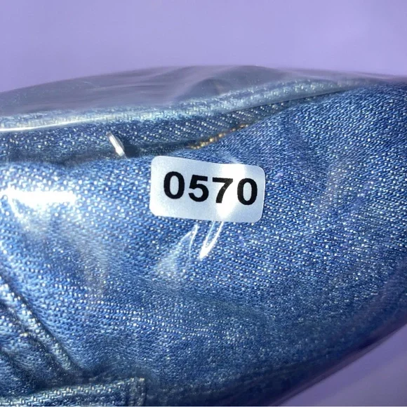 Pilcro Anthropologie Wide Leg Crop Culotte Jeans Sz 27 Denim High Rise Pockets - Picture 16 of 16